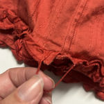 LA Hearts Imperfect mini dress faded orange xs dress ruffle hem zipper back Photo 4