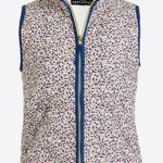 J.Crew  Ruffle Collar Floral Vest Photo 0