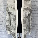 EXPRESS women S 100% cotton camo print open front cardigan w/pockets Photo 0
