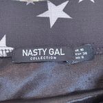 Nasty Gal Black White Star Print Ruffle Skirt Photo 3