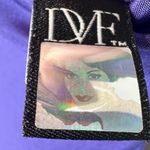 Diane Von Furstenberg  Cobb One Shoulder Deep Purple Violet Silk Jersey Dress 2 Photo 8