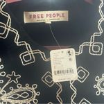Free People  Mia Jacket Velvet Black Embroidered Size Large Photo 11