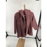 PINK - Victoria's Secret Victoria’s Secret PINK Hooded Mauve Teddy Open Jacket Size Medium/ Large Photo 8