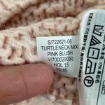 Banana Republic  Merino Wool Alpaca Blend Light Pink Knit Turtleneck Sweater‎ XS Photo 4