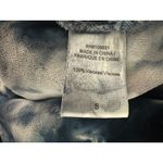 Young Fabulous and Broke YFB Jonnie Blue White Tie Dye Button Sleeve Blouse Small Photo 6