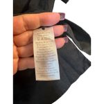 Everlane  Black Short Sleeve Collared 100% Linen Button Down Shirt Women Sz 2 Photo 6