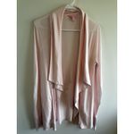 Lilly Pulitzer Pink Open Front Cardigan Soft Boucle Knit Xs Flaw Photo 3