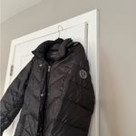 Ralph Lauren Ultra Light Weight 90% Down Fill Black Long Puffer Jacket With Hood Photo 4