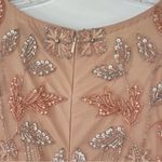 Mac Duggal  93755 Size 14 Floral Beaded Surplice V-Neck Long Balloon Sleeve Gown Photo 7