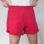 Vintage 80s Gitano High Waisted Hot Pink Denim Shorts Size 30 Photo 5
