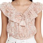 Love Shack Fancy Dorin Crop Top Boho Girly Photo 0