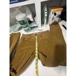 CAbi Woman’s Carmel Brown Cotton Skinny Corduroy Pants 3197 Size 6 Y2K Boho EUC Photo 9