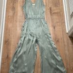 Anthropologie TINA + JO x | Tab Top Satin Jumpsuit Photo 0