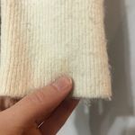 Madewell  Cream & Grey Cardigan Sweater Jacket Wool Alpaca Womens M Fall Preppy Photo 7