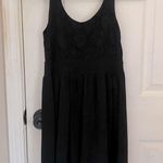 Forever 21 Floral Lace Top Dress in Black Photo 5
