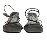 ON 34th Women's Square Open Toe Strappy Slingback Dress Sandals Black Size 9M Photo 8