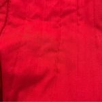 Vintage 90s Y2K Quilted Mandarin Collar Jacket Toggle Button Slit Cuff Red M Size M Photo 5