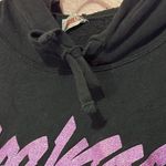 Las Vegas Black/Purple Glitter Crop Hoodie. Size L Size L Photo 1