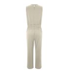Cream Sleeveless Jumpsuit Romper Size Medium Photo 12