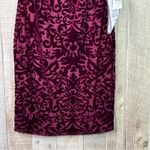 Jump  Apparel XS Juniors  Maroon Sleeveless Lined Mini Sheath Cocktail Dress Photo 4