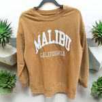 Rebellious One  Malibu California Crewneck Sweatshirt Oversized Small Photo 1