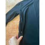 MAGICMK Women Long Sleeve Print Lips Slim Fitted Knee Length Sweatshirt with Poc Black Size M Photo 9