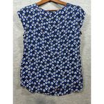 Boden Women's Floral Print Blouse US 8 Blue & White‎ Casual Summer Photo 3