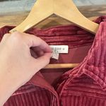 Umgee  Crushed Velvet Button Down Photo 4