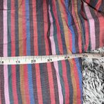 Madewell NWT Striped Top, 💯 cotton, high low back button detail. Fits xxs - med Photo 4