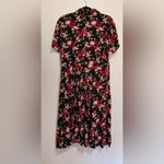 CHAPS  Flowy Floral Button Front Shirt Fit & Flare Cottagecore Dress Sz XL EUC Photo 4