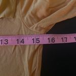 Antonio Melani  orange ruffled shoulder small 3/4 sleeve stretch material blouse Photo 4