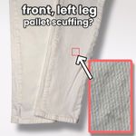 Paige  Skyline Ankle Skinny Jeans White Stretch Denim Size 27 Photo 7