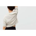 Everlane  The 100% Human Cropped Tee Short Sleeve Organic Cotton Gray XXS Photo 1