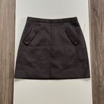 Reiss Gene Women’s Business Casual Button Detail Pocket Fitted Mini Skirt Photo 3