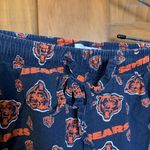 NFL Chicago Bears Pajama Pants Mens Medium Black Orange Photo 2