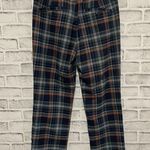 American Eagle Women’s  ankle length plaid print straight leg stretch pants 4 Photo 1