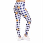nwt Goldsheep citrus gingham leggings sz xs Blue Photo 1