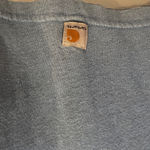 Carhartt Slate Blue V-Neck Long Sleeve Shirt women’s medium Photo 2