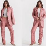 House Of CB  'Kiera' Warm Pink Vegan Leather Oversized Blazer NWOT size‎ M Photo 1