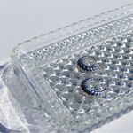 Stainless Steel Chunky Twist Croissant Style Hoop Earrings Dainty Silver Photo 7