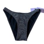 Wild Fable  Women's Black Lurex High Leg Bikini Bottom - Size XS - NWT Photo 0
