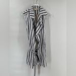 Chico's CHICO’S Linen Striped Tie-Waist Vest size 0 blue and white New with original tag Photo 2