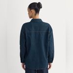 Everlane  The Oversized Denim Shirt in Tungsten Rinse, Size 4 Photo 3