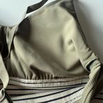 Aerie NWT  Offline Stretch Ribbed Medium Support Sports Bra Green Stripes Medium Photo 12