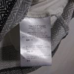 Tricot Chic Knit Cream and Black Long Sleeve Graphic Top Odd Art Luxury Size 10 Photo 11