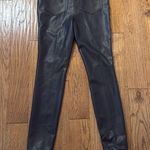 Carolina belle Montrealāblack faux leather high rise pants 2 Photo 7