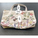 Vintage Wild Cotton Medium Hummingbird Graphic tote bag Red Photo 1