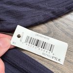 Anthropologie  Daily Ritual Ribbed Navy Henley Midi Dress NWT Photo 2