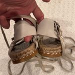 Free People + Matisse Womens old white Leather Ankle Tie Up Sandal...size 8M Tan Photo 7