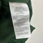 Madewell Sleeveless Crewneck Bubble Top Cotton Pleated Draped Green XXS NWT Photo 8